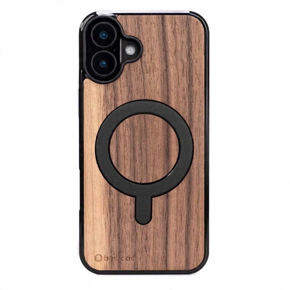 Dřevěné Pouzdro Bewood pro iPhone 16 Plus Americký Ořech s MagSafe