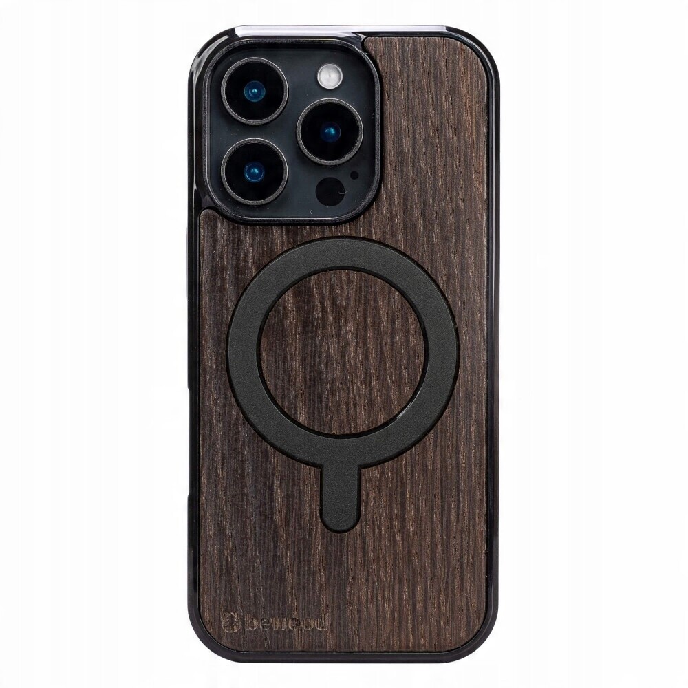 Dřevěné Pouzdro Bewood pro iPhone 16 Pro Dub Uzený s MagSafe