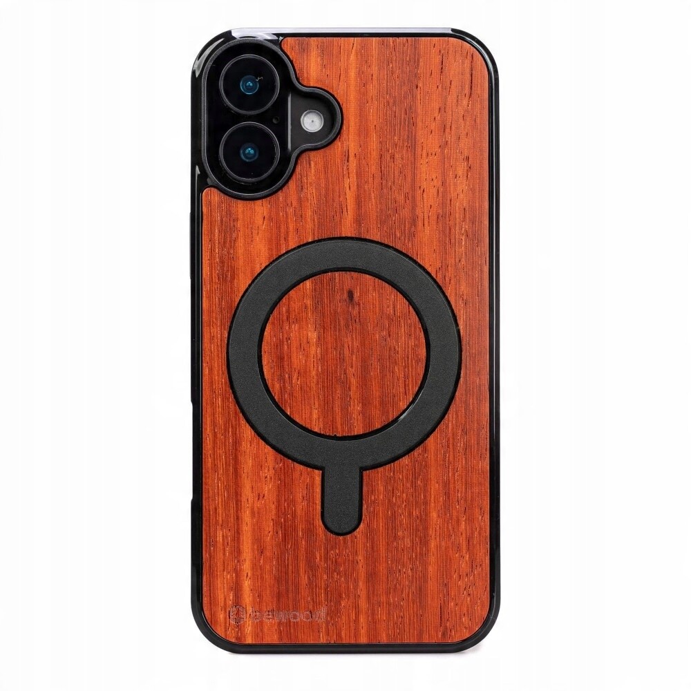 Dřevěné Pouzdro Bewood pro iPhone 16 Plus Padouk s MagSafe