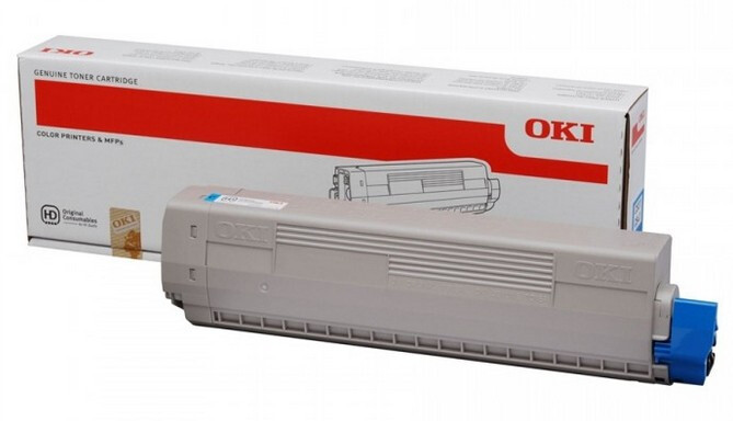 Toner Oki MC861 Magenta Originál 44059254