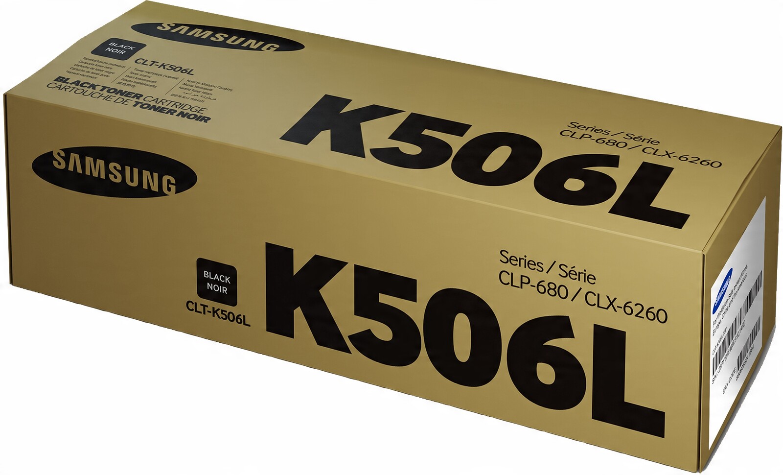 Toner Samsung CLT-K506L černý, originál, Výrobně Zabalený