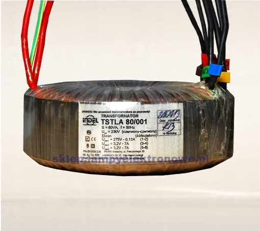 Tstla 80/001 Toroidní síťový transformátor Indel