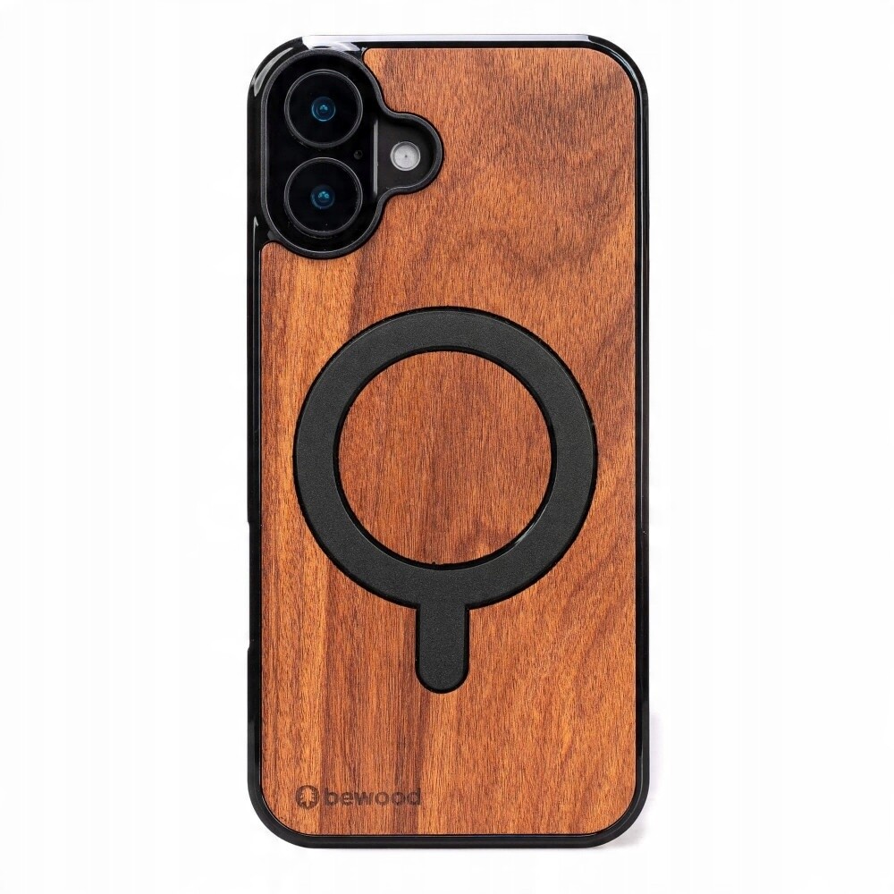 Dřevěné Pouzdro Bewood pro iPhone 16 Plus Palisander Santos s MagSafe