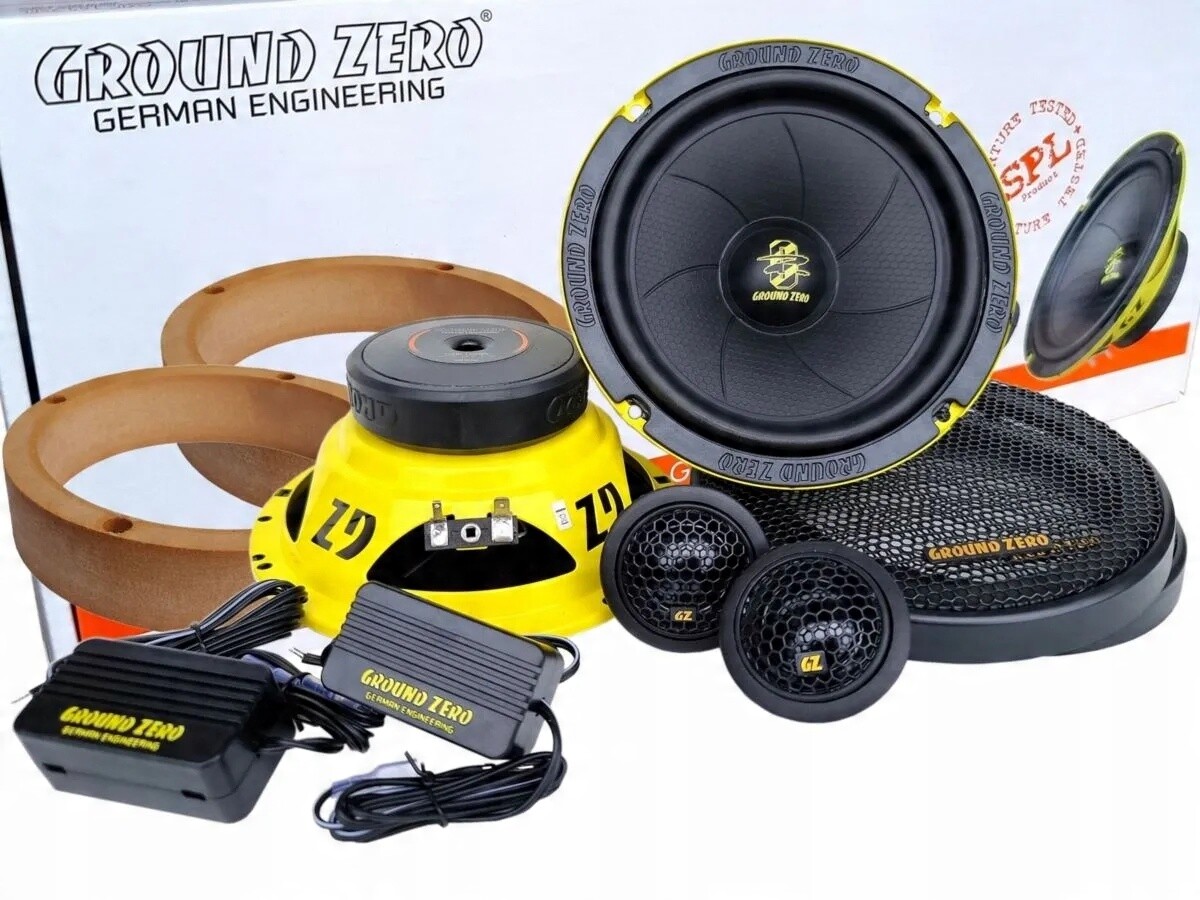 Ground Zero Gzic 165.2SPL Vw Caddy IV přední zadní část