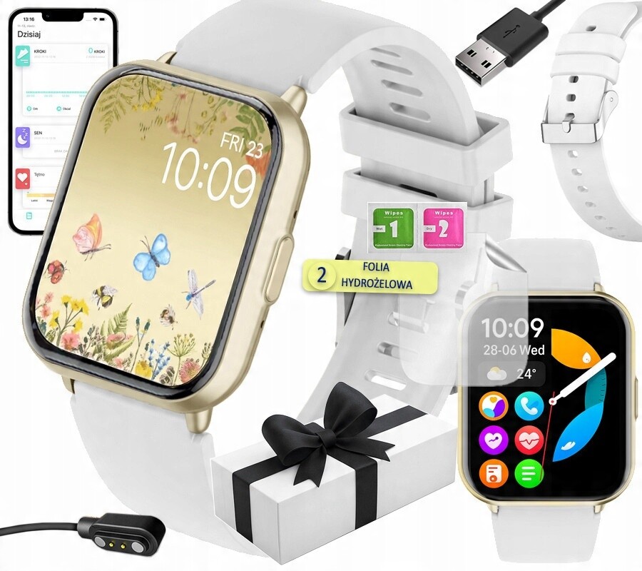 Chytré Hodinky – hovory a upozornění na tepovou frekvenci, spánek, menu Pl Bt