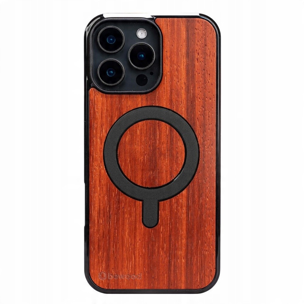 Dřevěné Pouzdro Bewood pro iPhone 16 Pro Max Padouk s MagSafe