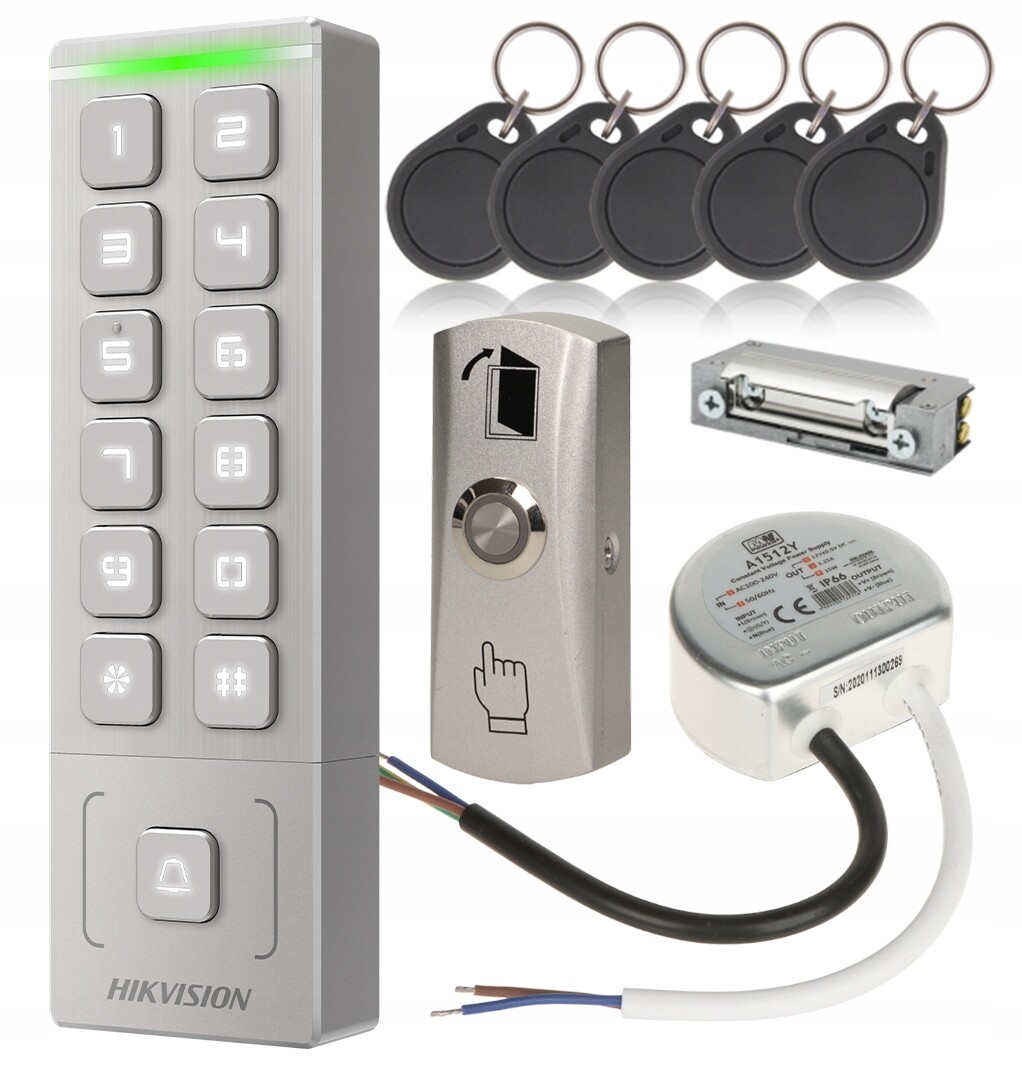 Sada kontroly přístupu Šifrový zámek Hikvision Mifare Venkovní IP65 Kód