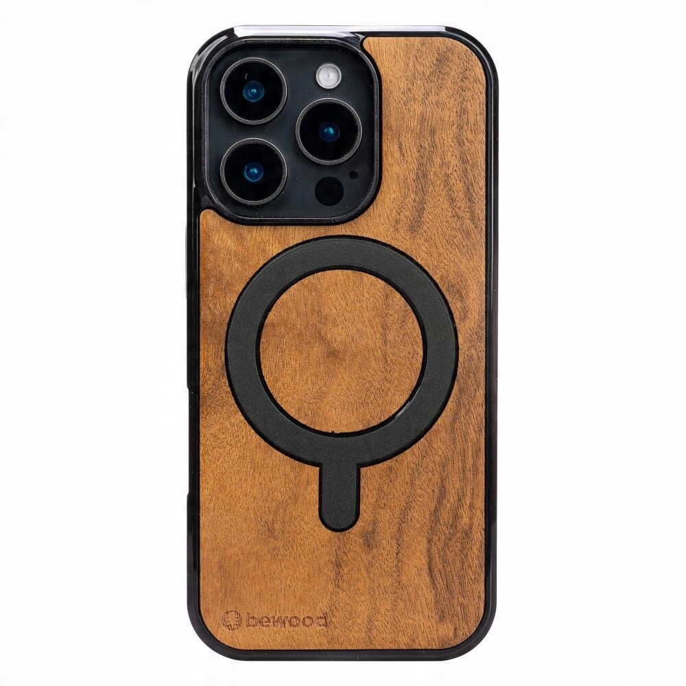 Dřevěné Pouzdro Bewood pro iPhone 16 Pro Imbuia s MagSafe