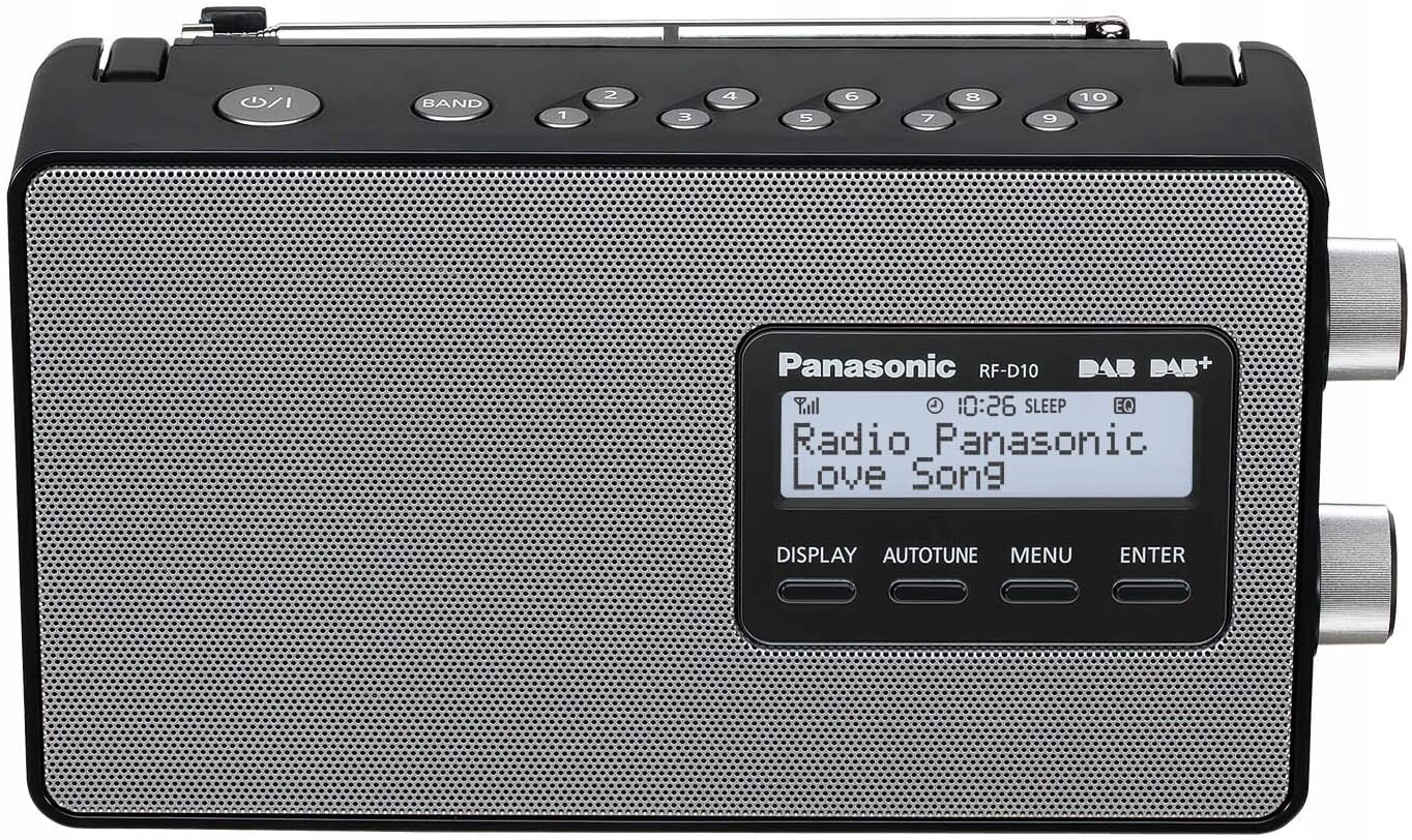 Panasonic RF-D10EG-K Přenosné digitální rádio Dab/dab+/fm