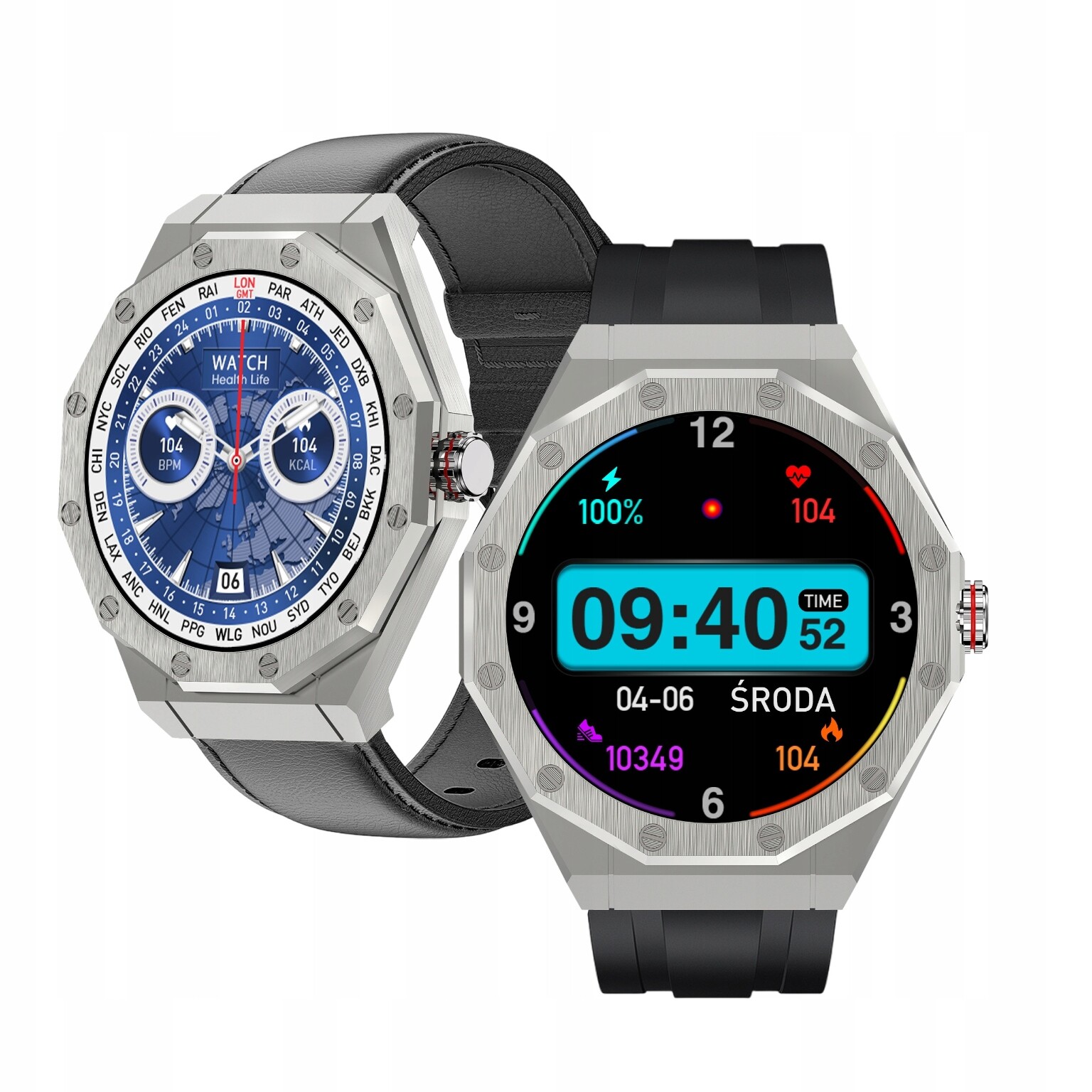 Kiano Kw-es – chytré hodinky s hovory, krokoměrem, velkou baterií a IP68