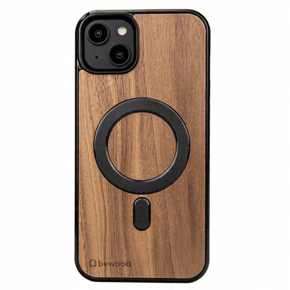 Dřevěné Pouzdro Bewood pro iPhone 14 Plus Americký ořech MagSafe