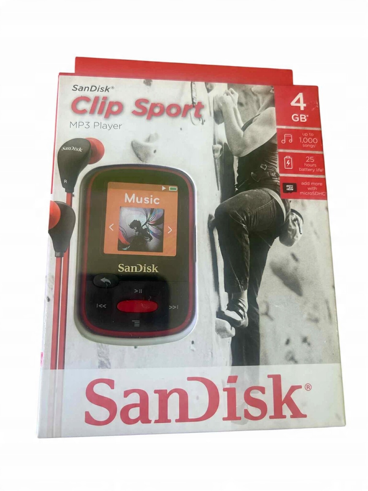 MP3 SanDisk Clip Sport černý 4 Gb