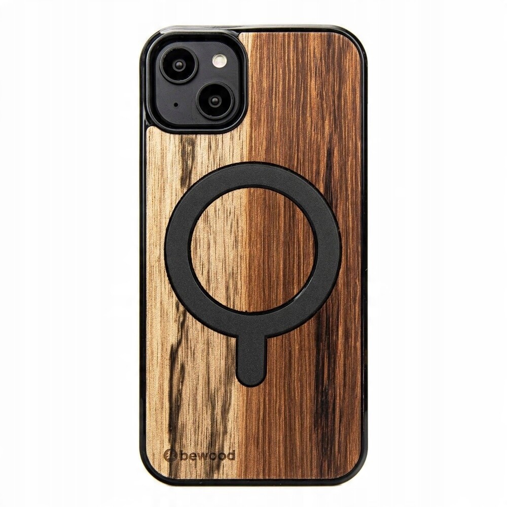 Dřevěné Pouzdro Bewood pro iPhone 15 Plus Mango s MagSafe