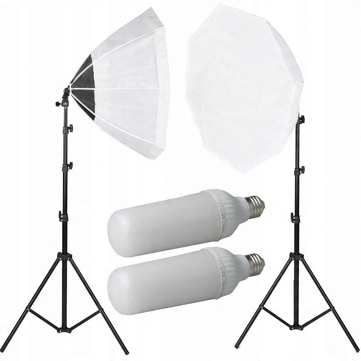 Sada polosférických lamp Softbox 60 cm 125W Led stativy