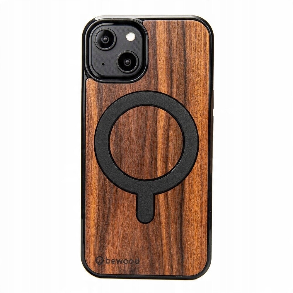 Dřevěné Pouzdro Bewood pro iPhone 15 Palisander Santos s MagSafe