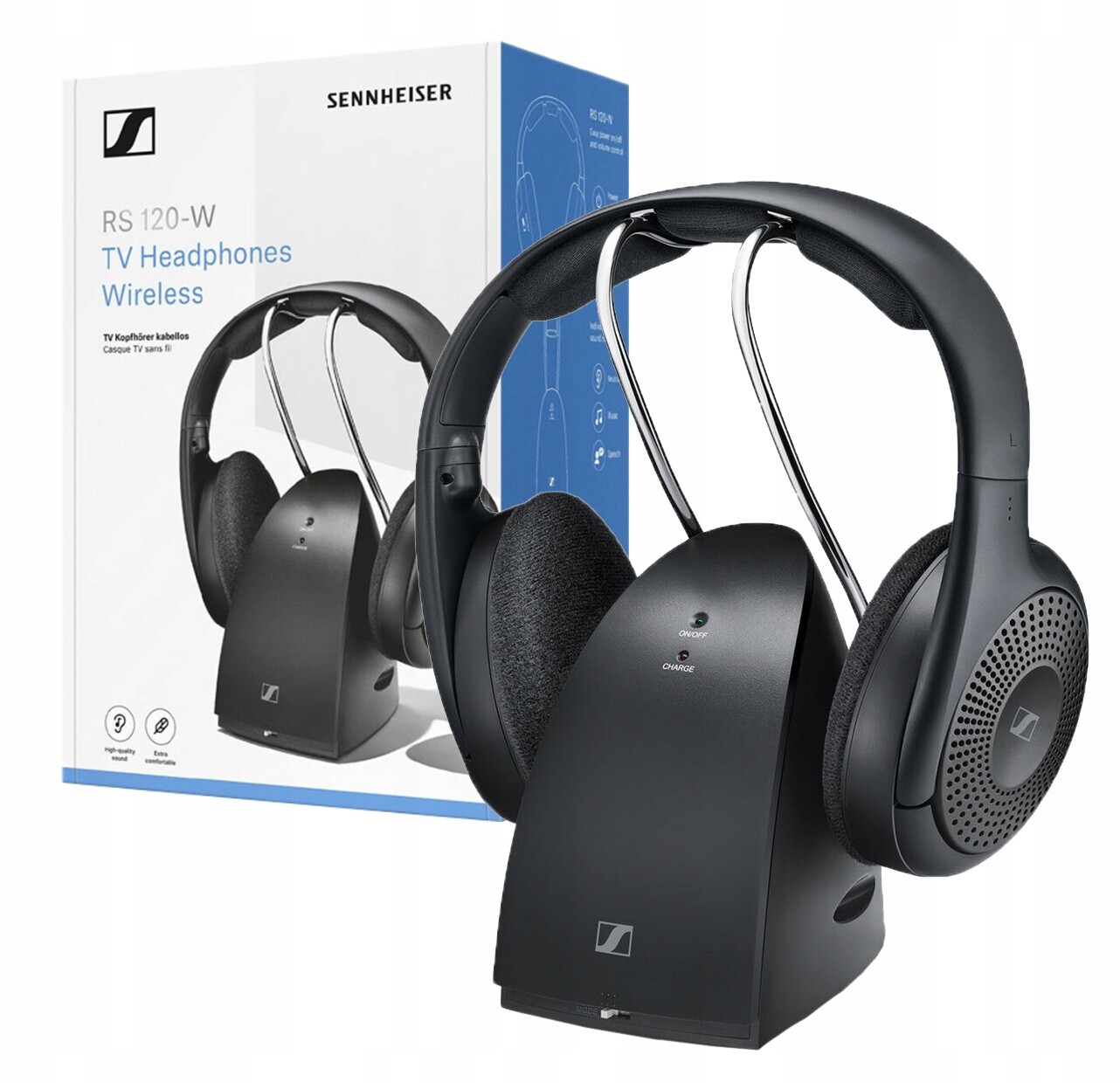 Sennheiser Rs 120-W bezdrátová sluchátka přes uši