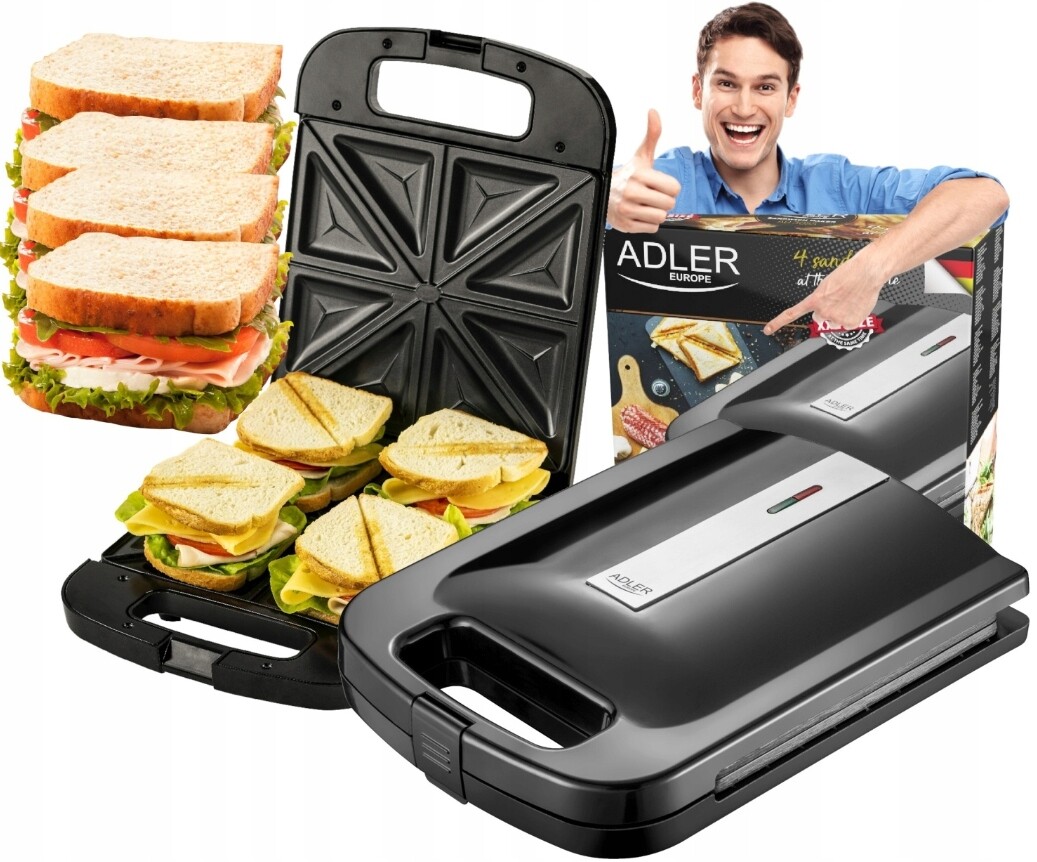 Sendvičovač Toustovač XXL 2000 W 4 Sendviče