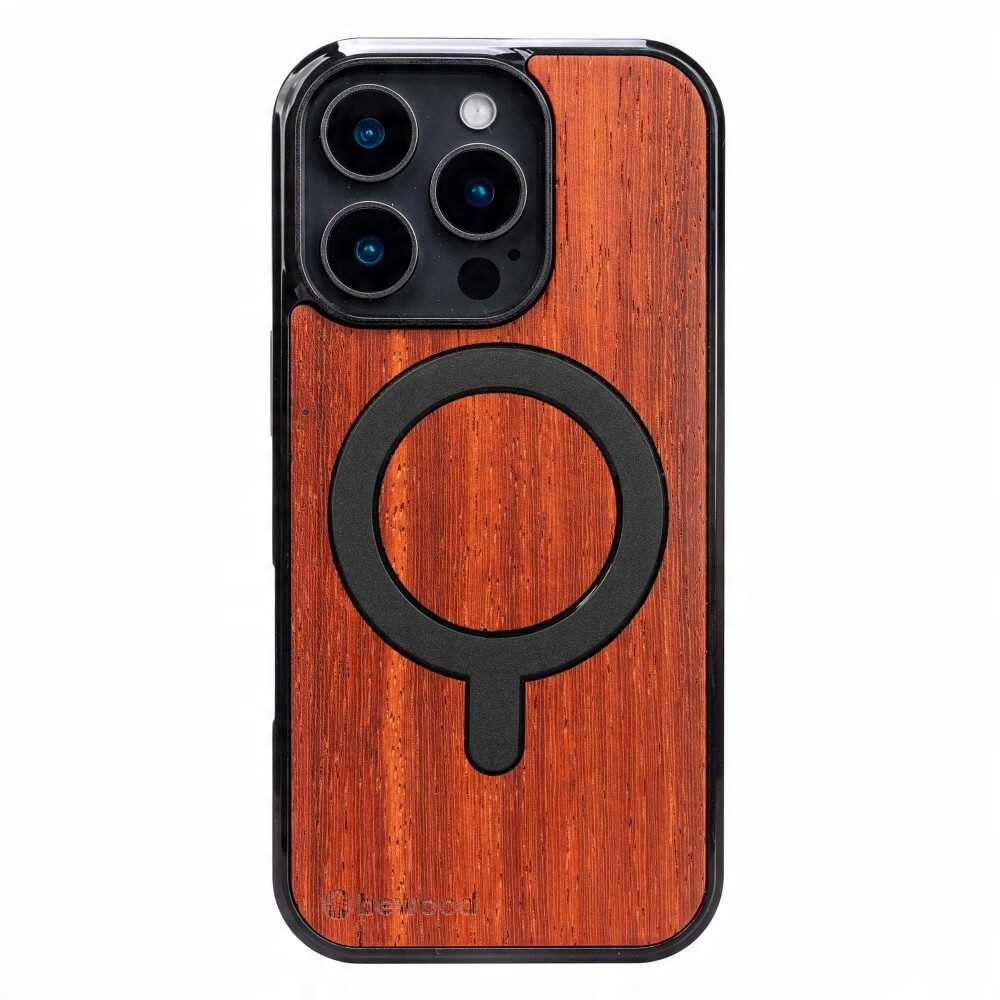 Dřevěné Pouzdro Bewood pro iPhone 16 Pro Padouk s MagSafe