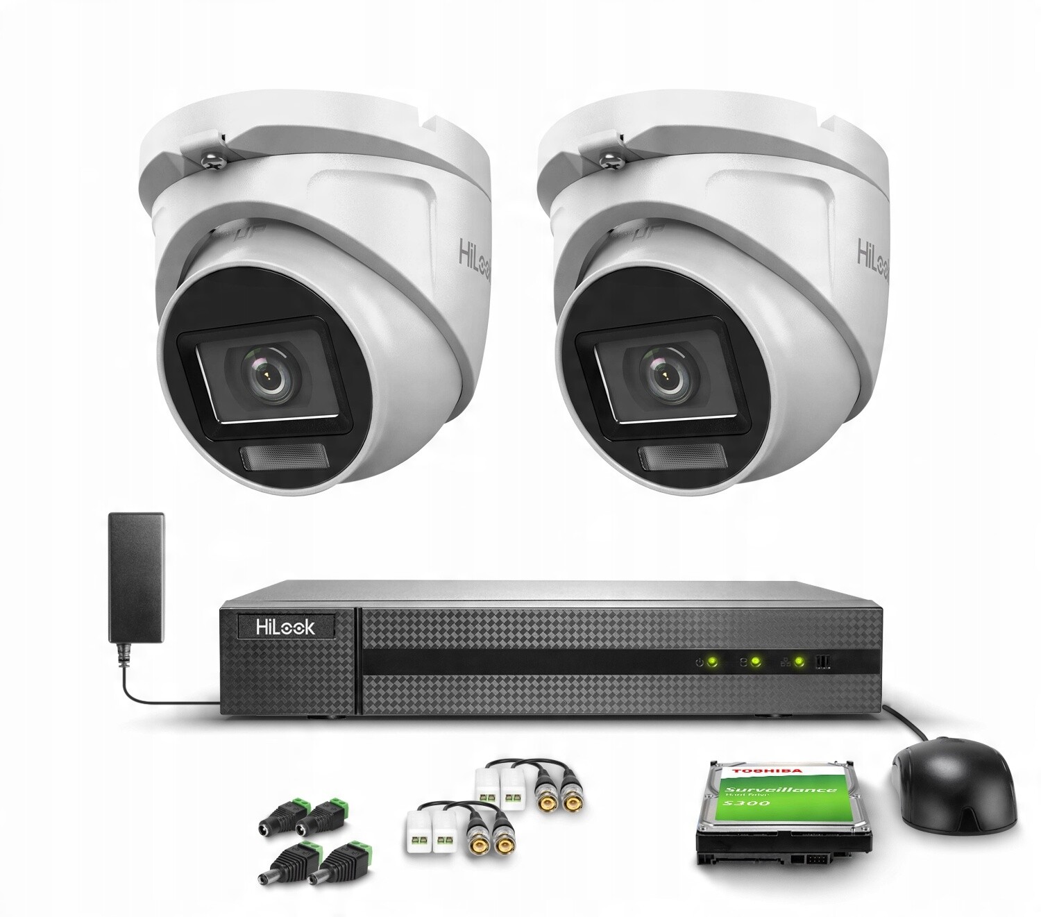 Sada pro monitorování Ahd 2x TVICAM-T2M-20DL 2MPx DVR-4CH-4MP