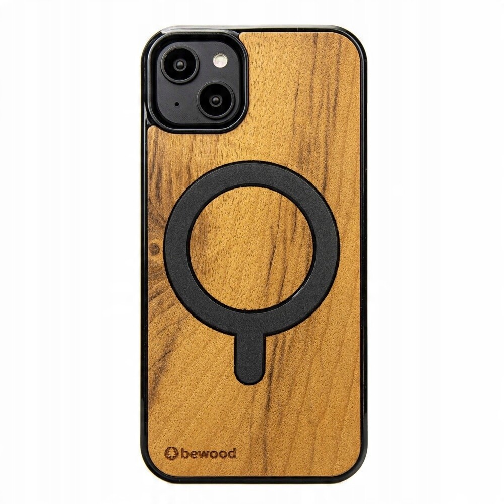 Dřevěné Pouzdro Bewood pro iPhone 15 Plus Imbuia s MagSafe