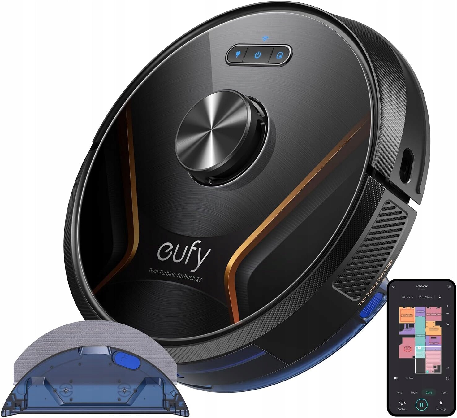 eufy RoboVac X8 Hybrid, vysavač s funkcí vytírání
