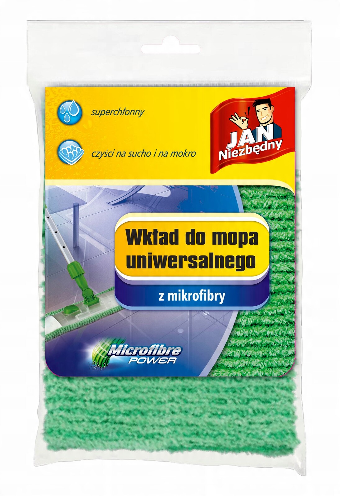 Domácí mopy na čištění podlah Pořádný Mop Plochý Univerzální Vložka