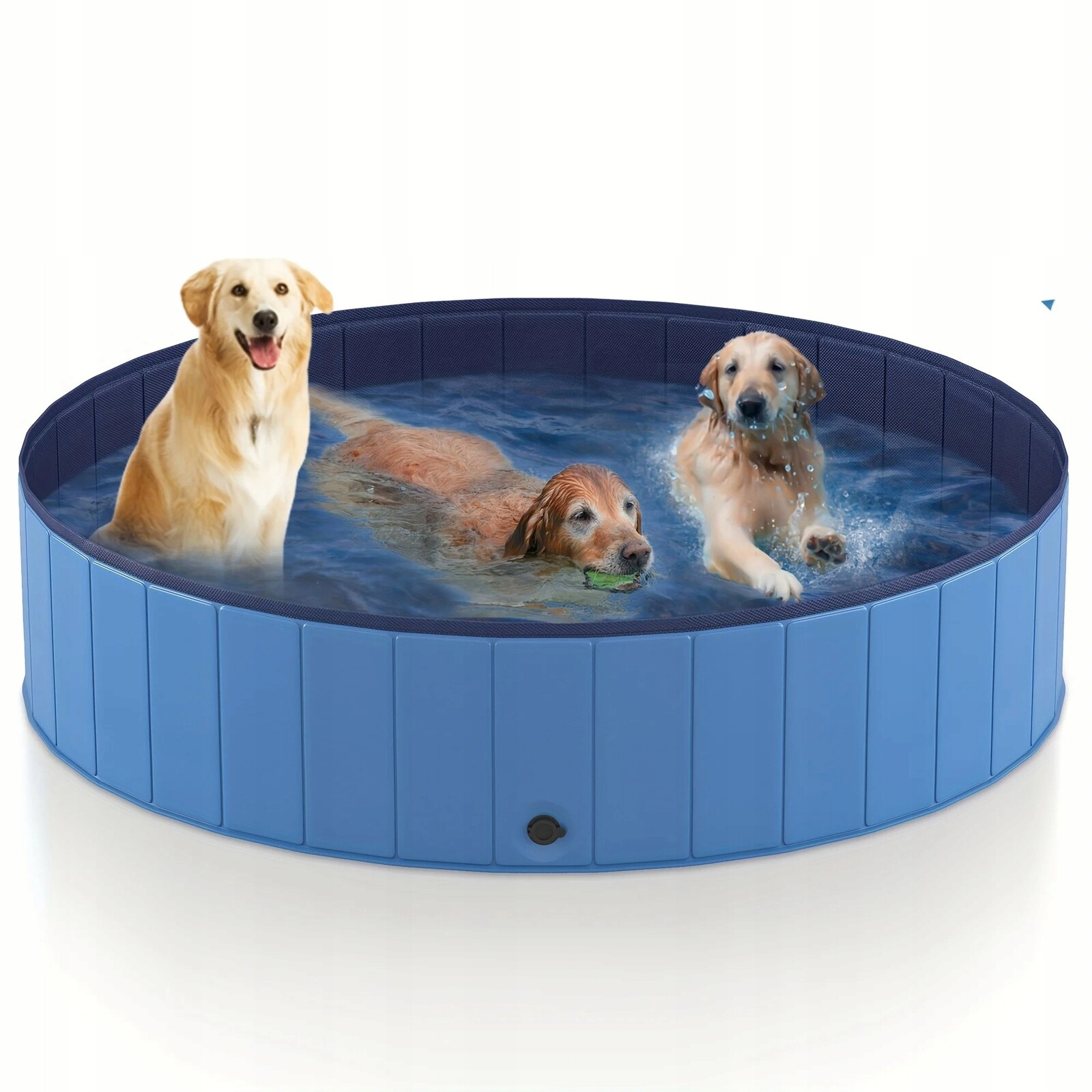 Bazén pro psa a dítě skládací rozkládací 160 cm bez pumpování na léto B03
