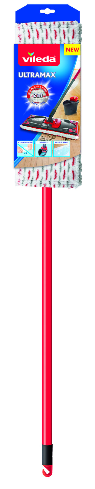 Mop Vileda Ultramax Plochý domácí mop Podlahový mop Mopy na podlahy Skvělý