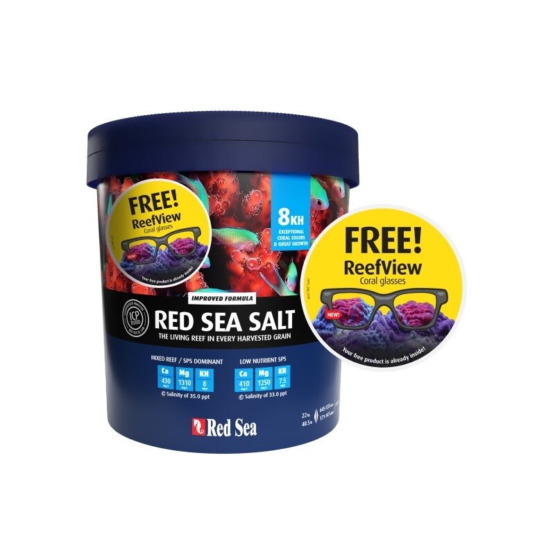 Red Sea Salt 22 kg Propagační Verze S Brýlemi Mořská sůl