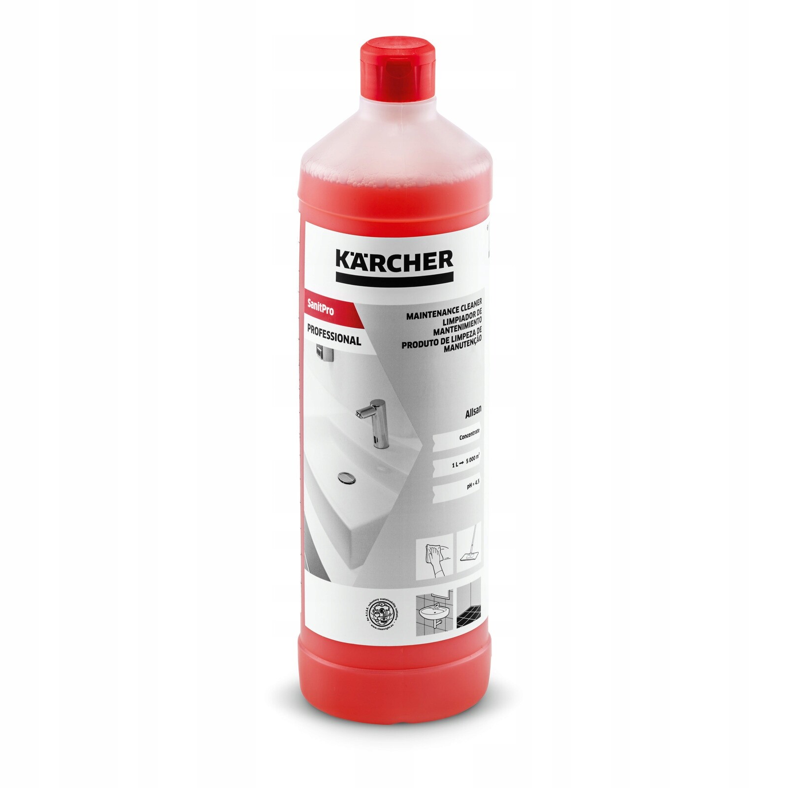 Allsan, Prostředek pro konzervativní čištění sanitárních zařízení, 1 L