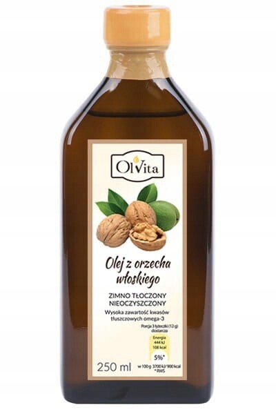 Olej z vlašských ořechů za studena lisovaný 250 ml Olvita
