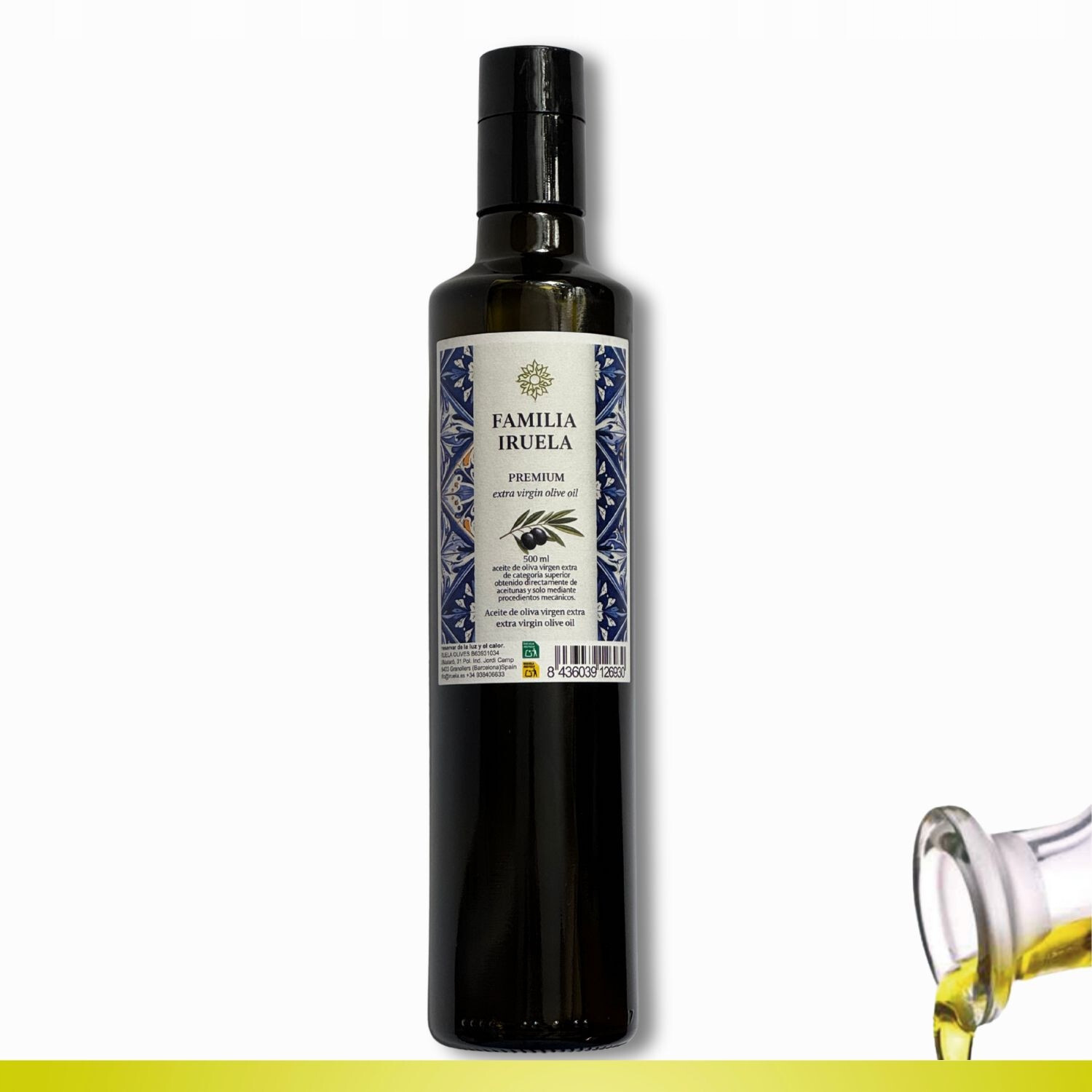 Extra panenský olivový olej Picual 500 ml Familia Iruela