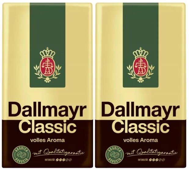 Dallmayr Classic mletá káva Hvp Arabica 2 x 500 g