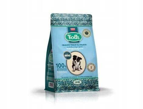 Krmivo pro psy Folk Junior Mini s rybou 1,6 kg