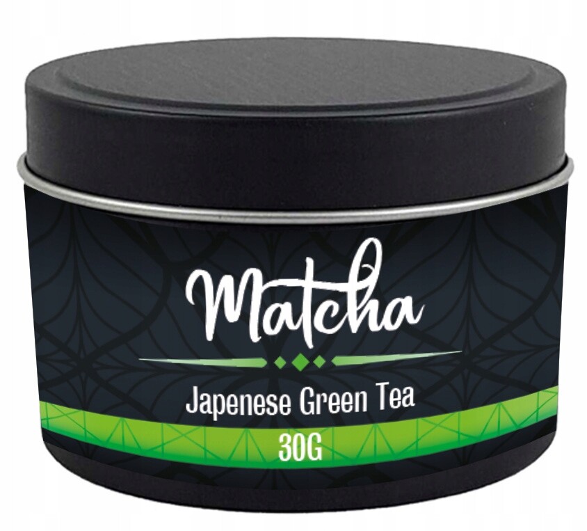 Japonská matcha v japonské plechovce Zelený Čaj Tradiční plechovka 30 g