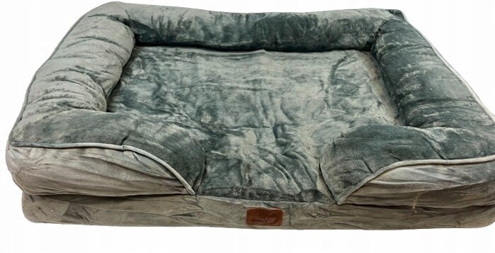 Pelíšek pro psa Bedsure Comfy Pet 89 x 63 cm šedé měkké L Pohovka