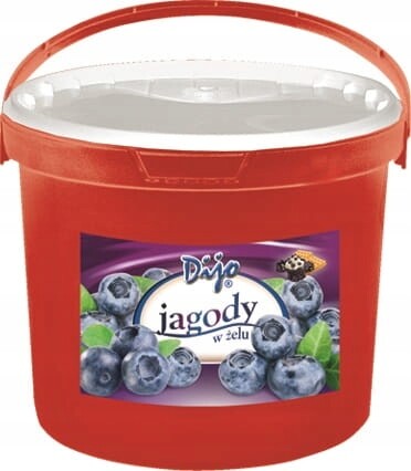 Borůvkové Ovoce v gelu 3,2 kg Fruželina na vafle a dezerty Jahodová Příchuť