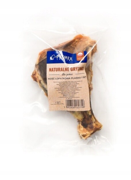 Plochá lopatková kost s přírodním kousátkem 1 Ks