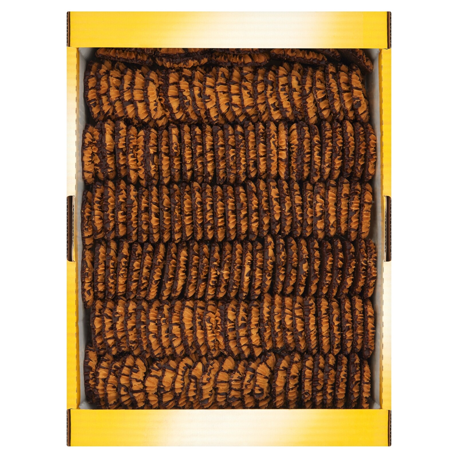 Křehké sušenky Sněhurky Dekorované čokoládou Balení 2000 g Tago