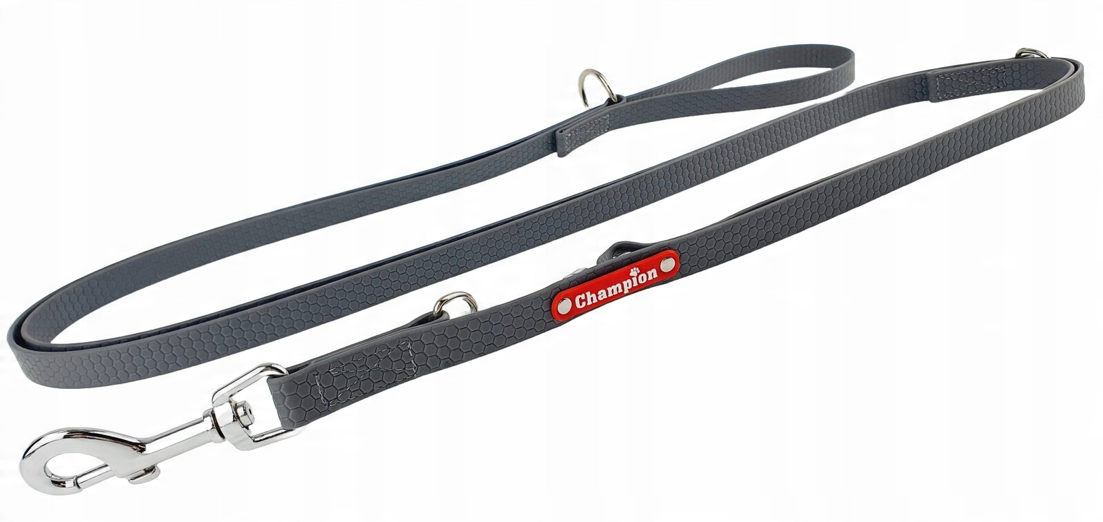Regulovatelné Vodítko pro psa Vodotěsné Champion 1,6 cm/3 m Šedé