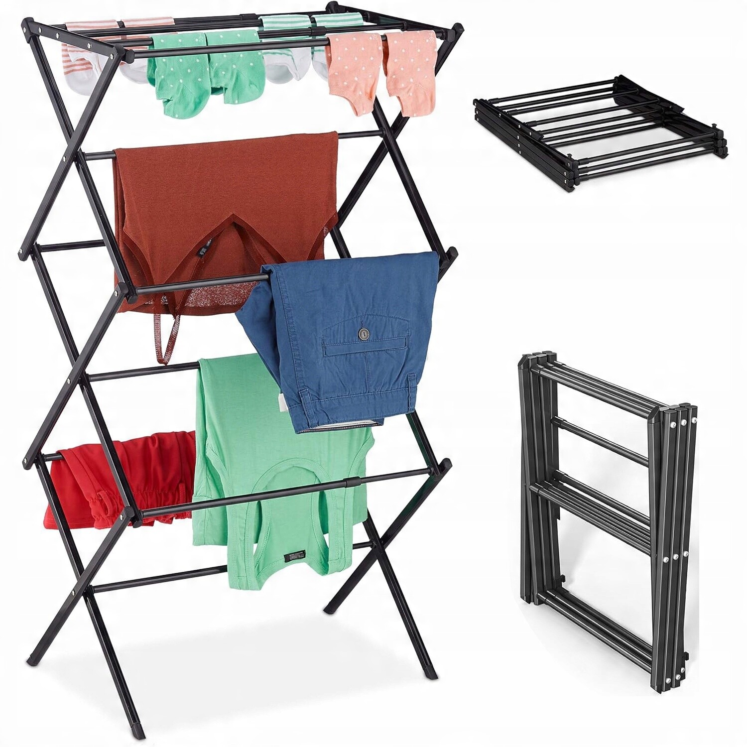 Sušák Na Prádlo 6 Úrovní 40-71 CM Do Malého Bytu