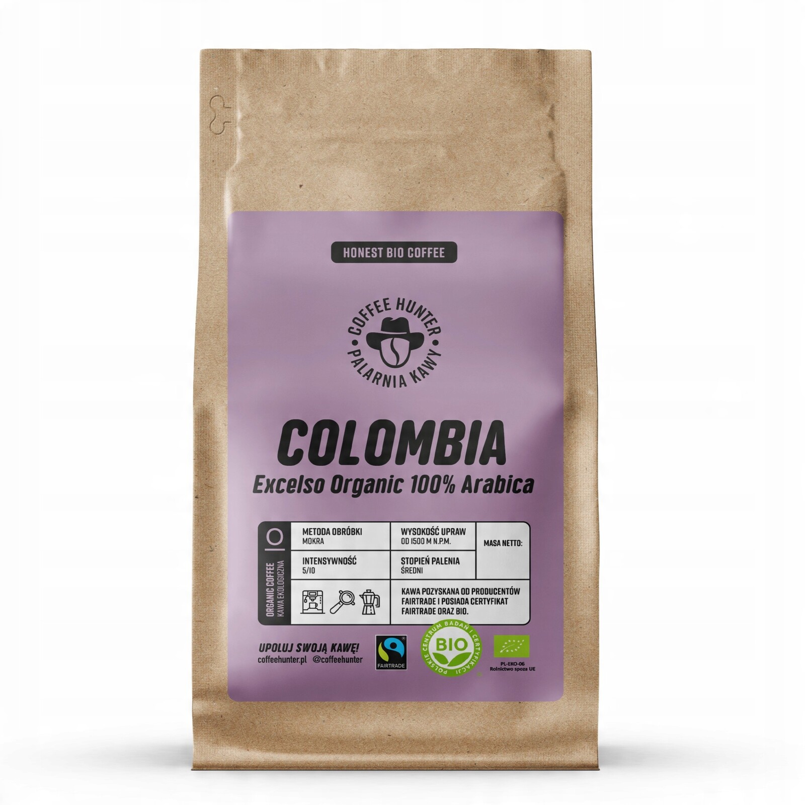 Káva Colombia Excelso Káva 1000 g