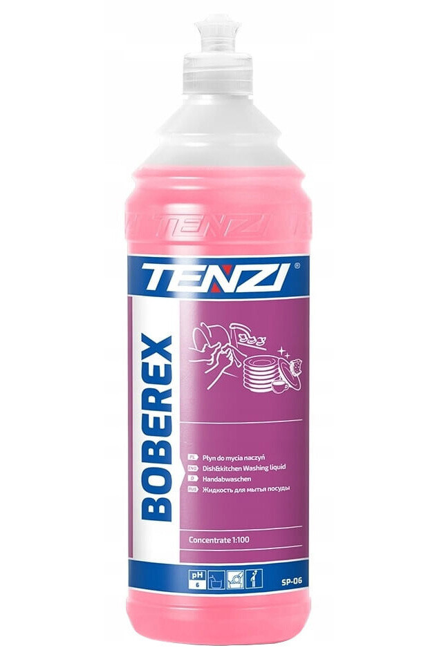 Tenzi Tekutý prostředek na nádobí Boberex 1 litr