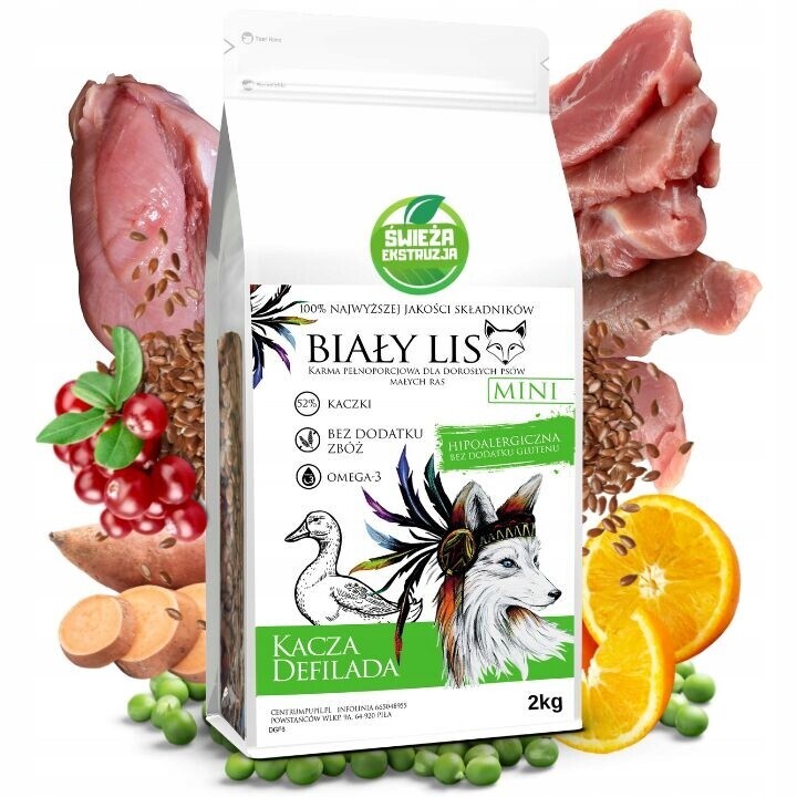 Biały Lis Kachní Defilada Mini 2 kg