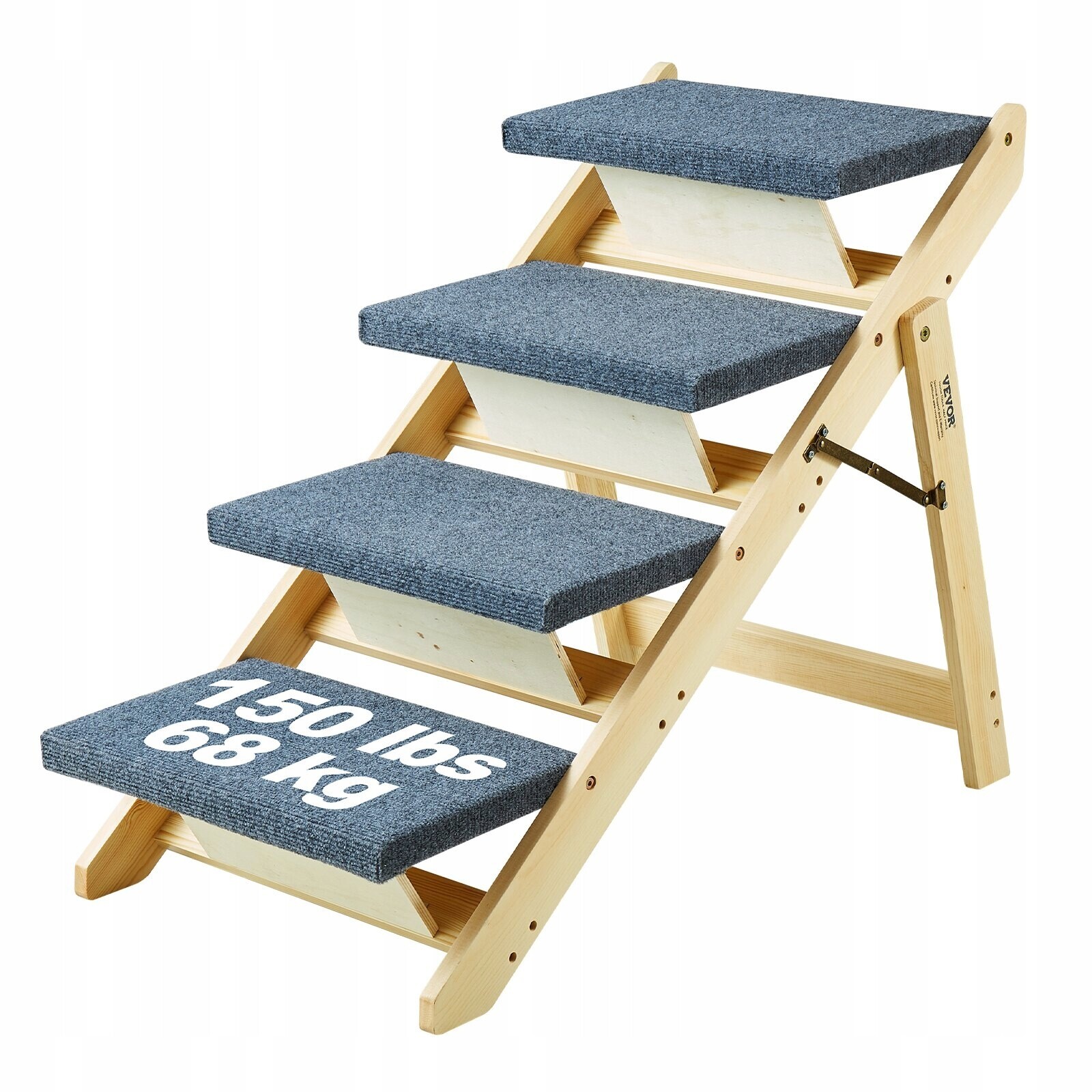 Schody pro psa a kočku – protiskluzové, pro pohovku a postel 66 cm