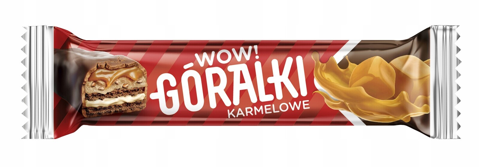 Sada Góralki Wow! Karamelové Oplatek s krémem plněné čokoládou 40 g