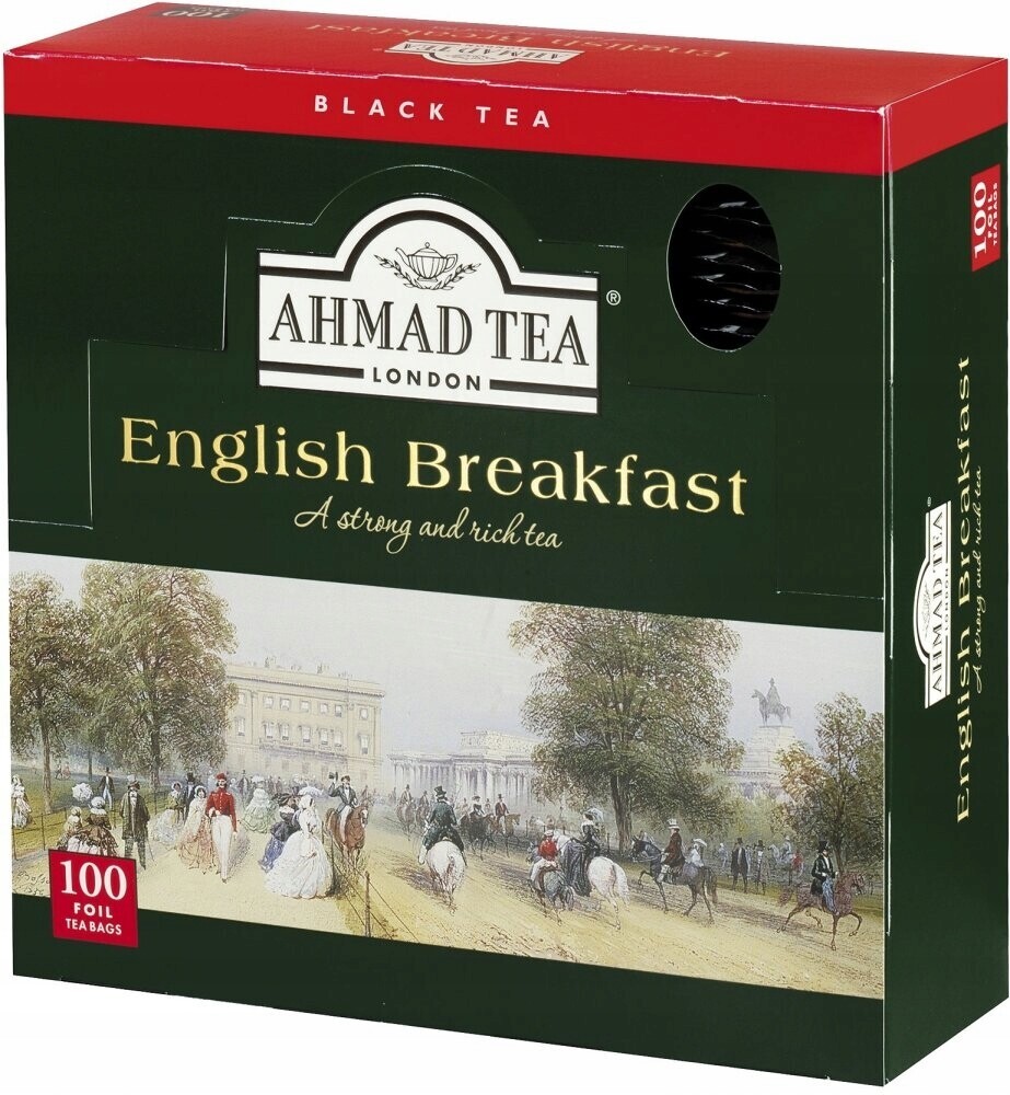 Aromatický Čaj Černý English Breakfast Tea 100 Sáčků x 20 g Ahmad