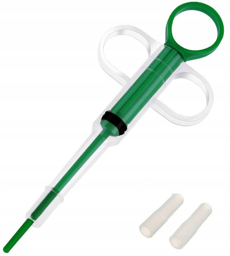 Aplikátor Tablet Pro Psa Kočku se dvěma měkkými koncovkami pro podávání