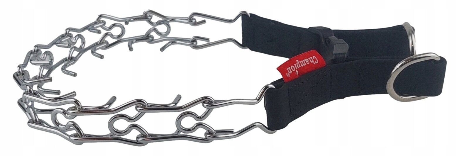 Champion Ostnatý Obojek pro psa s pojistkou Vodotěsná velikost G1 Černá