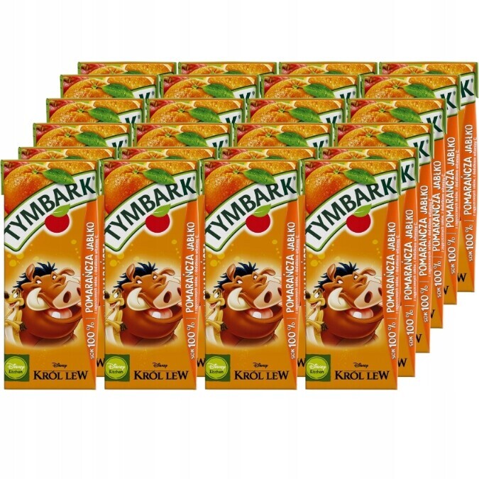 Tymbark džus 100% Pomeranč jablko 24 x 200 Ml